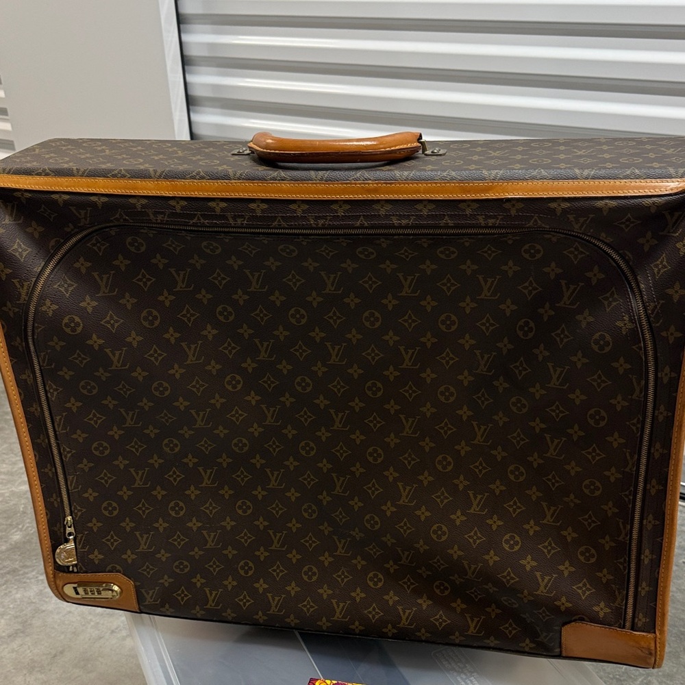 Louis Vuitton Dark Brown Monogram Travel Bag